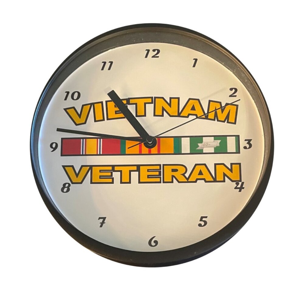 Vietnam Veteran 9" Wall Clock